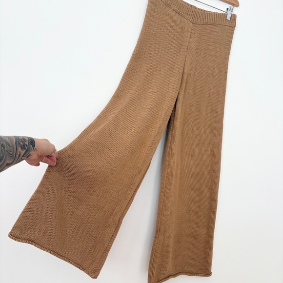 The simple folk wide leg knit trousers - Picture 4 of 7